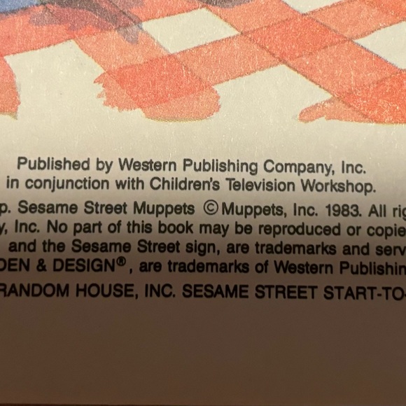 Sesame Street Grover Goes To School Paperback Book Childrens Television Workshop - Picture 3 of 7